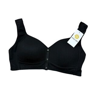 Snap front daisy Bra black in size 2xl‎